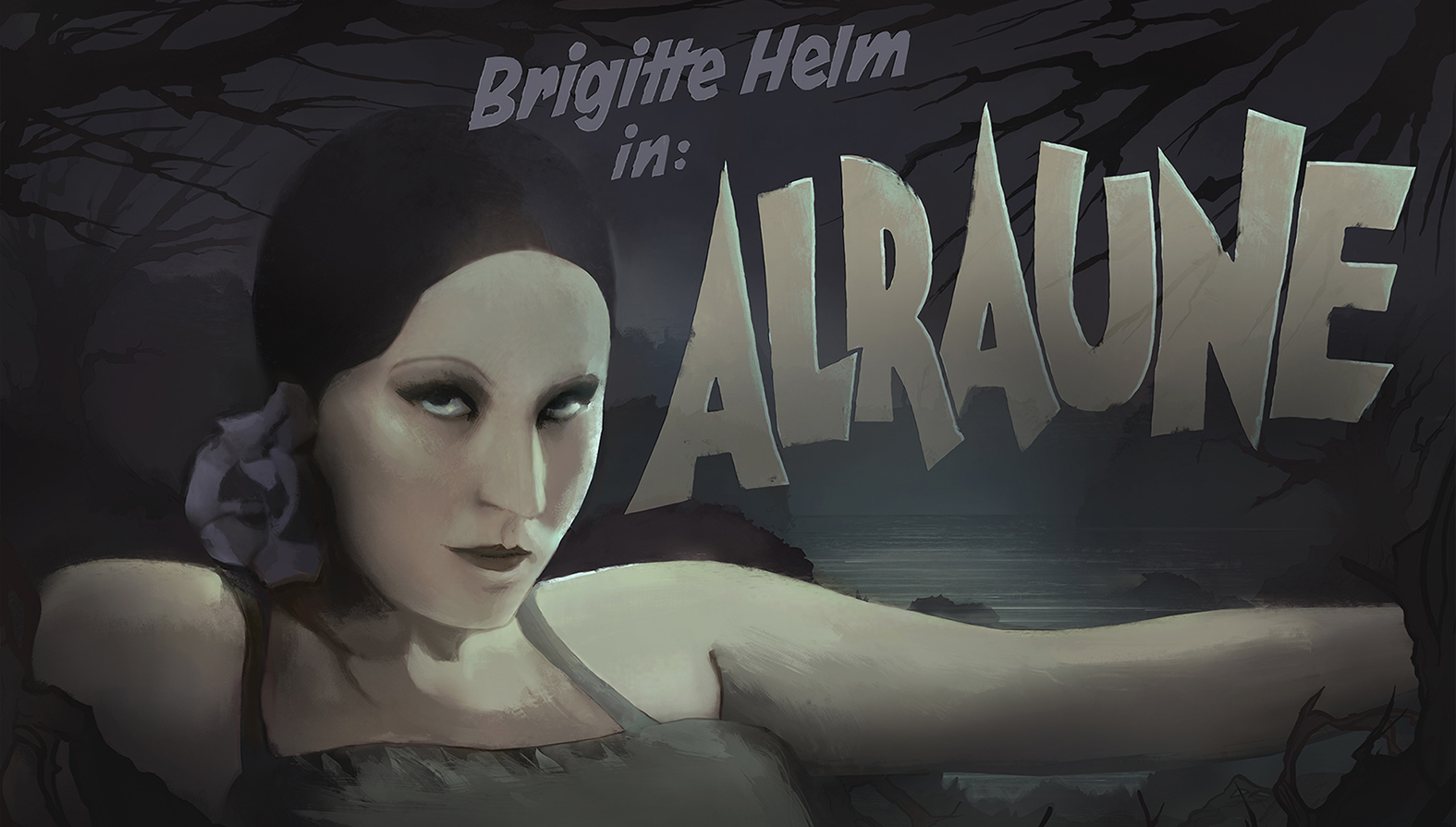 Movie prop poster, historical 1920s film poster illustration for the Babylon Berlin series